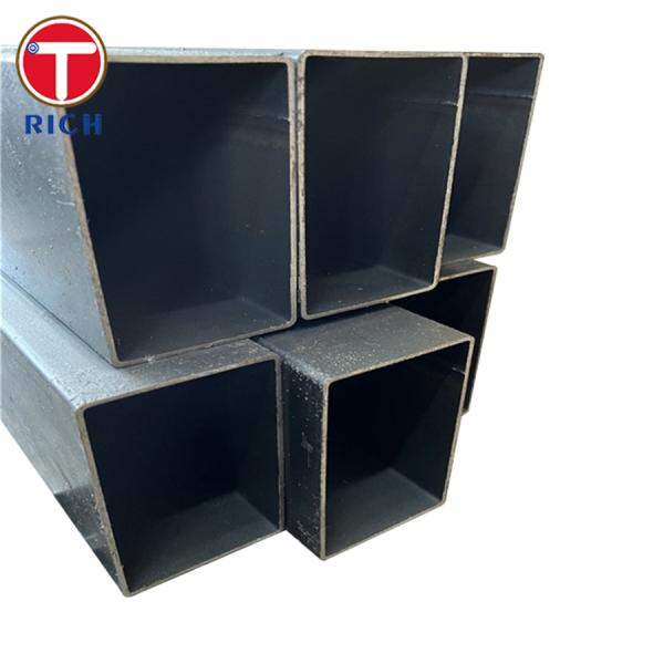 Tubo de acero cuadrado galvanizado S235JR, tubo de acero soldado conformado en frío para estructuras
