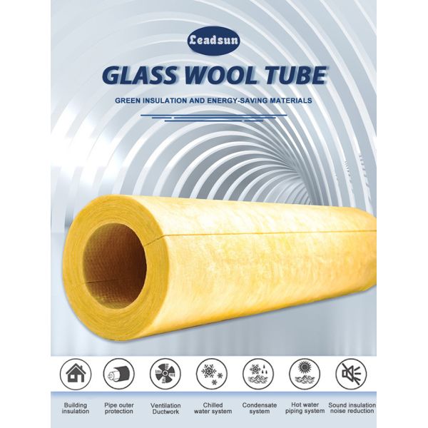 Glass Wool Pipe Insulation – Thermal, Flame-Retardant  Soundproof for HVAC Systems