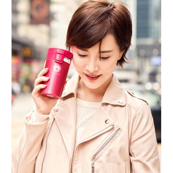 Pink BSCI 380ml Vacuum Insulated Stainless Steel Travel Mug