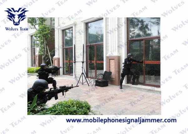 30w Portable 3 Bands GPSL1 , 2.4G, 5.8g signal Drone Jammer with Battery
