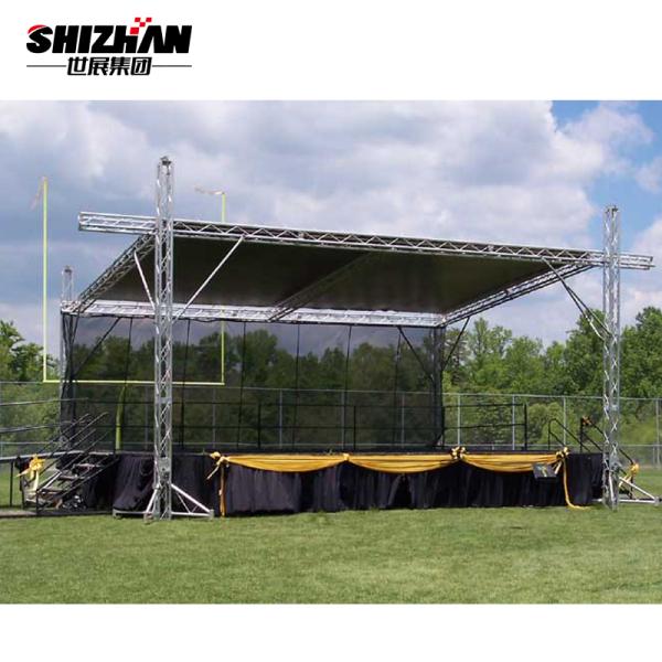 Lighting Alloy 6082 Square Truss Exhibition Alloy 6061 Truss Lifting System Event