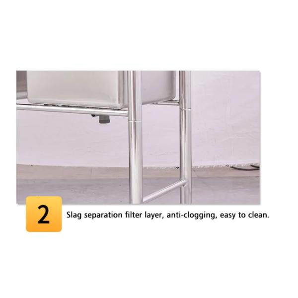 0.8mm Stainless Steel Kitchen Worktable ODM Commercial Dishwasher Machine Parts