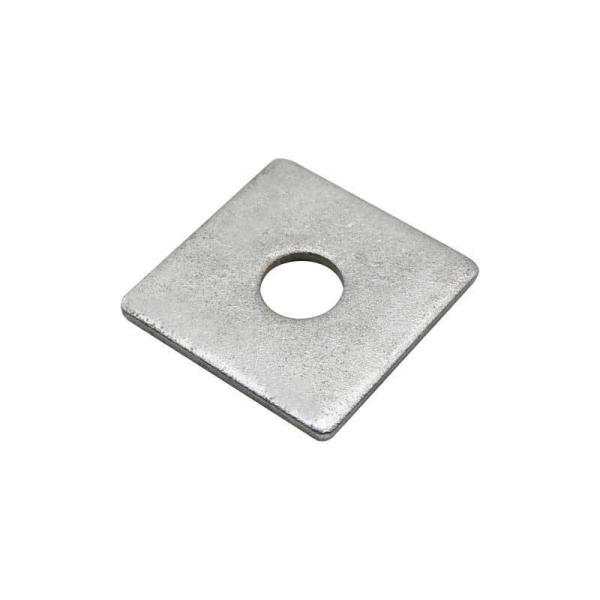 Nozes finas quadradas de zinco branco M5-M72 DIN 562
