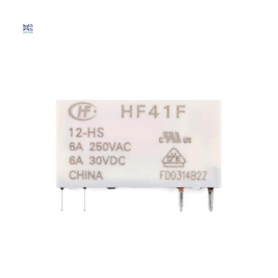 HF41F-12-ZSG DIP Ultra Thin Relay IC With Five Pins 6A Normally Open 24VDC
