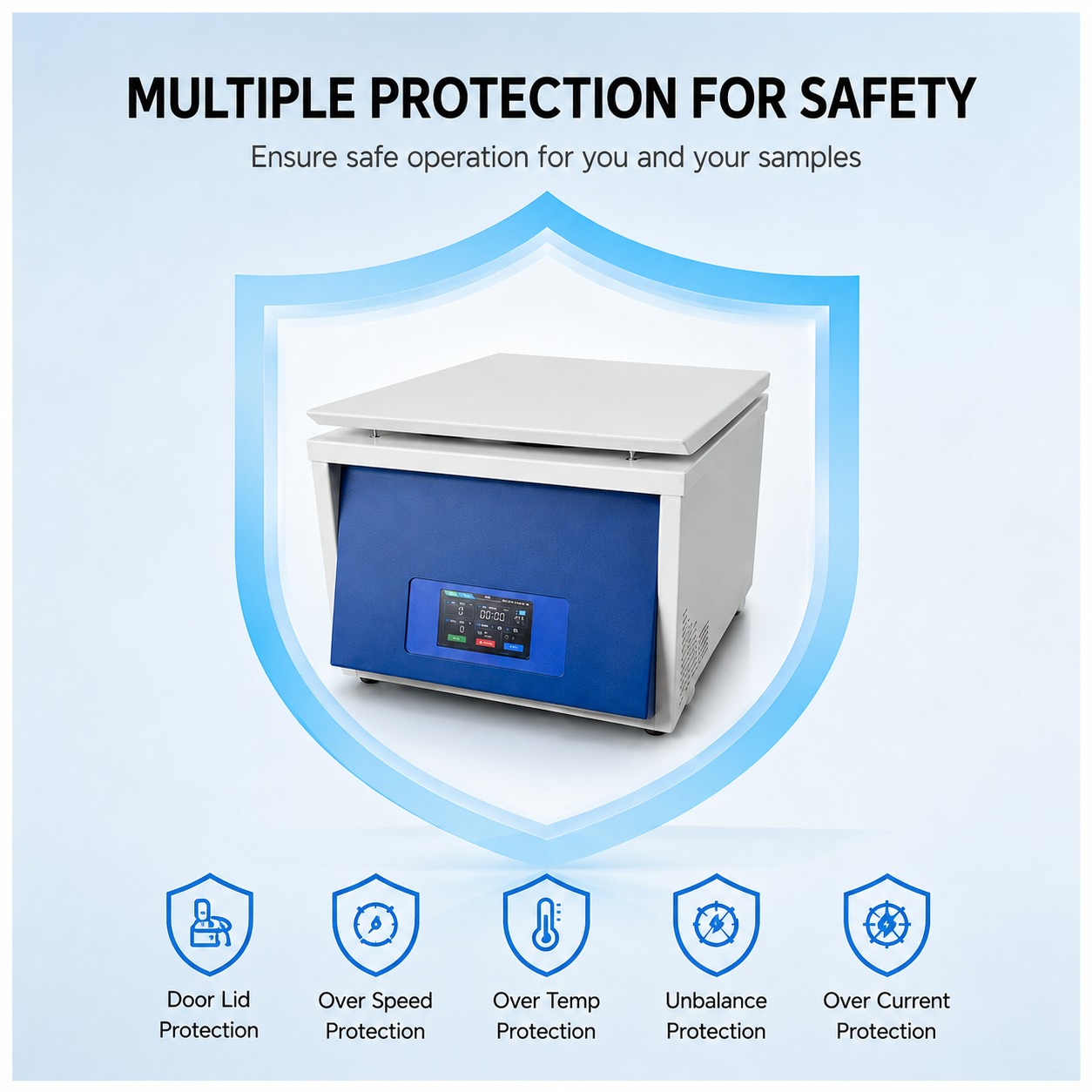 Cenlee Low Noise 55dB Heated Centrifuge 4000rpm 3971xg with Safety Protection for Crude Oil Water Content Test
