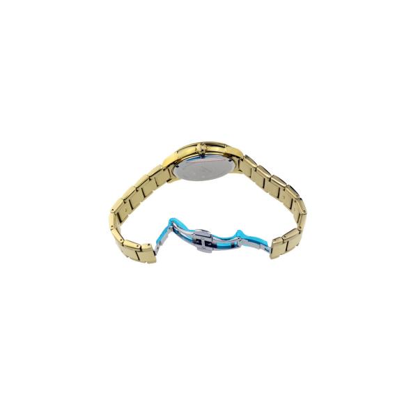 Miyota Movt Quartz Stainless Steel Watch 100 M  Waterproof Gold  Crew Crown