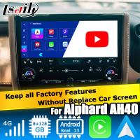 Toyota Alphard AH40 Interface multimídia Android 8+128GB Carplay suporte ao Android Auto
