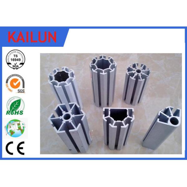 4040 Anodized T Shaped Aluminum Extrusions , T - Slotted Extruded Aluminum Rails