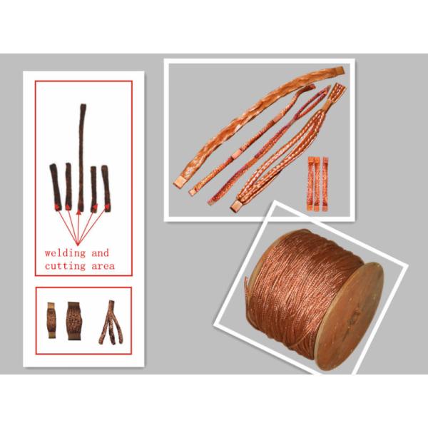 Copper Braided Wire Welding Machine Automatic Cutting Equipment 50KW Input Power