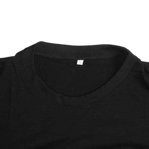 CE SGS 80 Times Washing Black ESD Polo Shirts