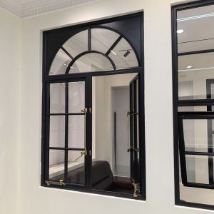 French Retro Aluminum Casement Window Thermal Insulation Noise Insulation