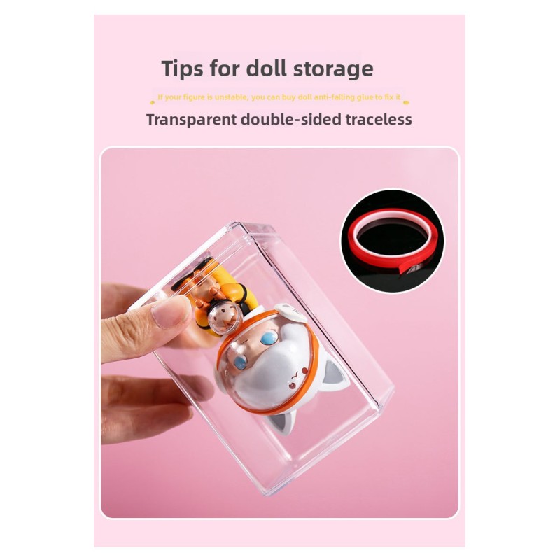 High Quality Wall-Mounted Clear Acrylic Display Case Dustproof Protection Showcase for Action Figures Toys Collectibles