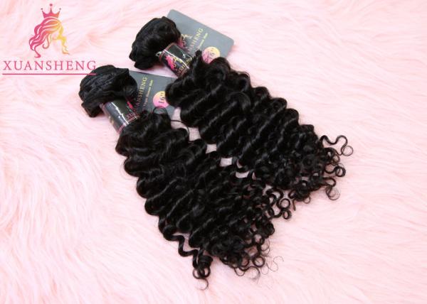 12-30 inch Deep Wave Malaysian Human Hair Extensions Cuticle Aligned Virgin Hair