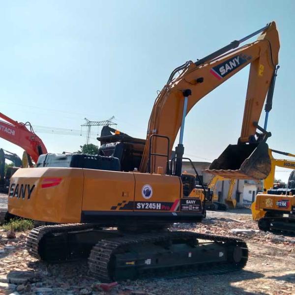 Used Excavator SANY SY245 Middle Crawler Excavator 1.4m3 Bucket Capacity
