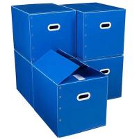 Reusable Plastic Transport Crate Collapsible Plastic Corrugated Box With ISO9001 Certification