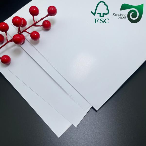 FSC 880 mm 730 mm 150 gm 157 gm Papier de canapé brillant pour brochures Surface lisse en gros