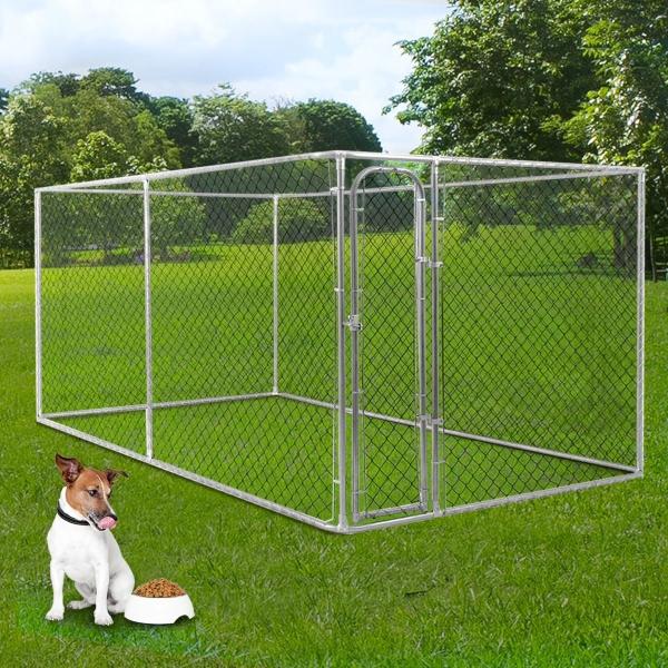 Black Vinyl Coated Steel Chain Wire Fence CYCLONE ,WIRE MESH FENCE