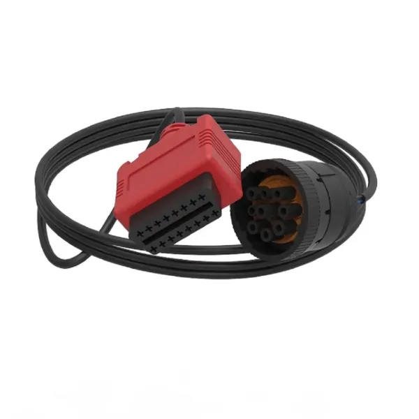 Premium J1939 to OBD II Female Diagnostic Cable for Vehicles