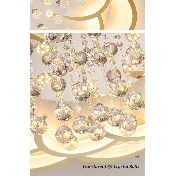 Free sample NO Modern Style Large Crystal Ceiling Lustre Chandeliers for Bedroom Hotel
