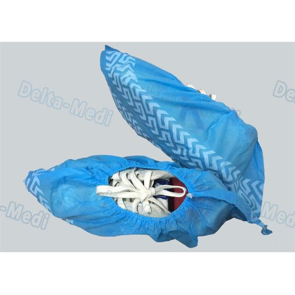 Крышки хирургического ботинка сини ПП/СМС не сплетенные устранимые для больницы/лаборатории