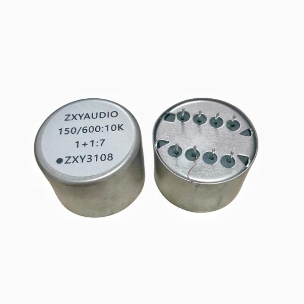ZXY3108 Isolamento de áudio Transformador de passo para baixo de gado de áudio amplificado Permalloy 600: 10K 150/600: 10K 1 + 1: 7