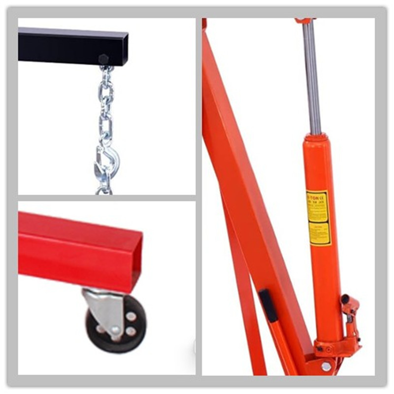 OEM Hydraulic Engine Crane 2 Ton Foldable Shop Crane Used To Lift And Suspend Vehicle Engines