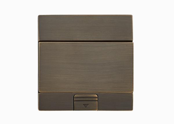 Amertop Pop up Floor Outlet with Brass Cover Outlet and Receptacle Box