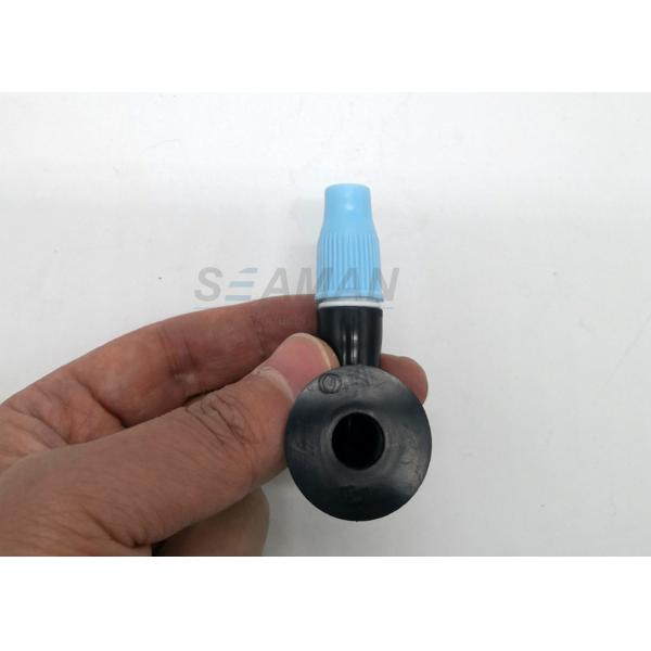 PVC / TPU Air Blow Mouth Oral Tube With Swivel Valve For Swim Safety Buoy Bag