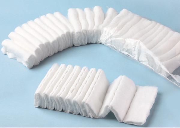 Plissado de algodão de zig zag descartável 100% algodão médico algodão zig zag para cirurgia