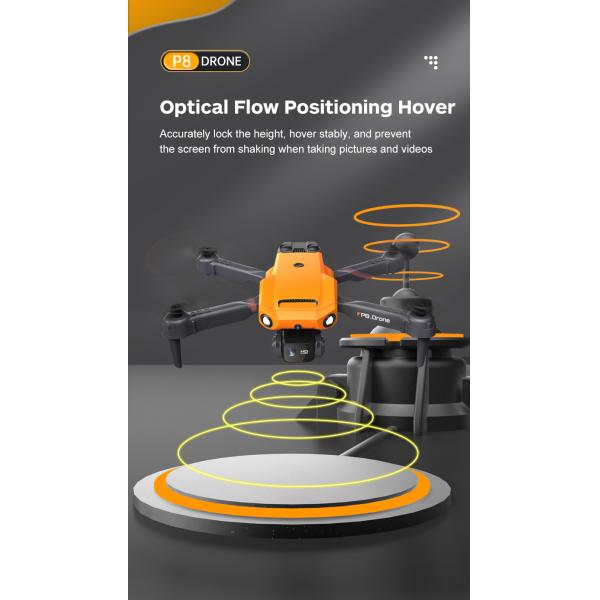 Control Type P8 Drone Dual Esc 4k Hd Camera Foldable Rc Remote Control Quadcopter Photography Wifi Fpv Mini Drones Boy Gifts Toys Vs F189