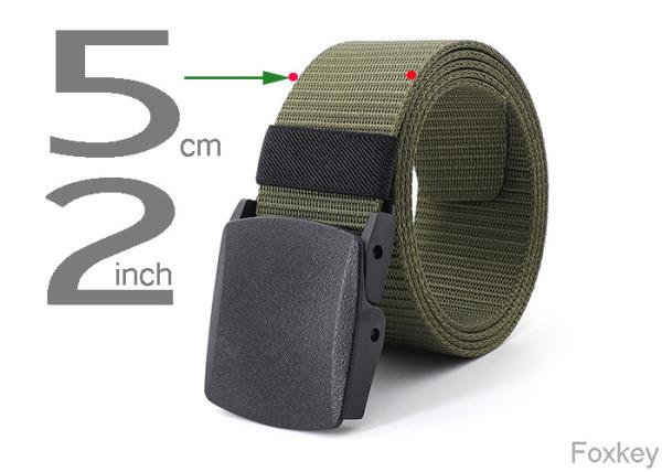 Oversize POM Adjustable Belt Buckle 5cm 2 Nylon Webbing And Plastic Buckles