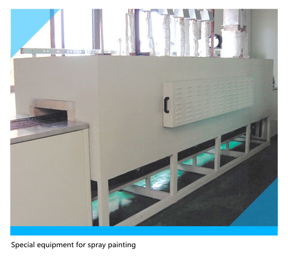 Spray Painting High Temperature Tunnel Furnace Line 60KW 100KW
