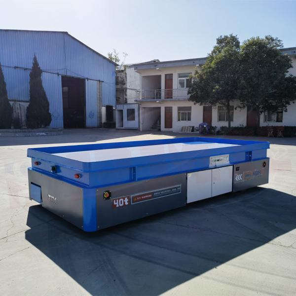 Heavy Duty Transporter Platform Material Handling Battery Powered Transfer Trolley