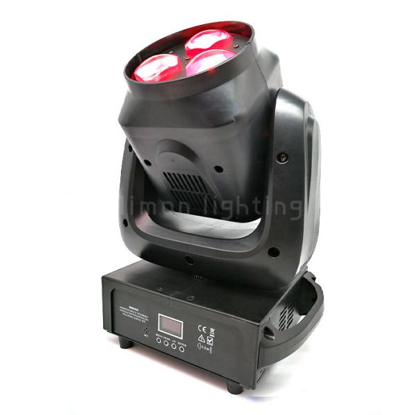 3x40W RGBW 4in1 Super Bee Eyes LED Motorized Zoom Moving Head Wash Light
