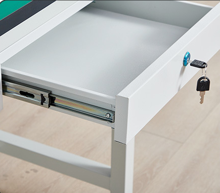 2 Tier Anti Static Workbench Heavy Duty Assembly Workbench Corrosion Proof With Drawers