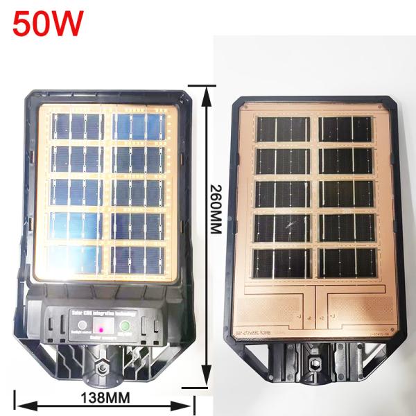 ABS Material Solar Motion Sensor Waterproof Security Yard IP68 All In One Led Street Light