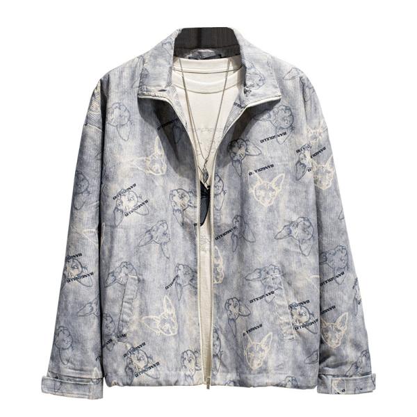 OEM ODM Light Yellow Washed Men Denim Jacket 100% Polyester