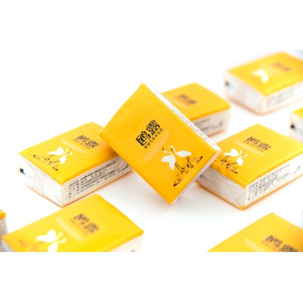 100% Virgin Bamboo Pulp Handkerchief Comfortable Soft Mini Paper Pocket Tissue Facial Tissues