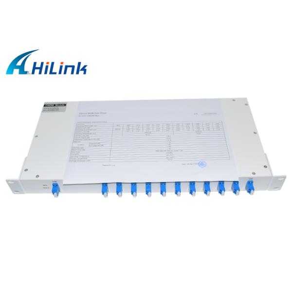 Канал стекловолокна 9+1 ШКАФА решения 1U WDM CWDM MUX DEMUX