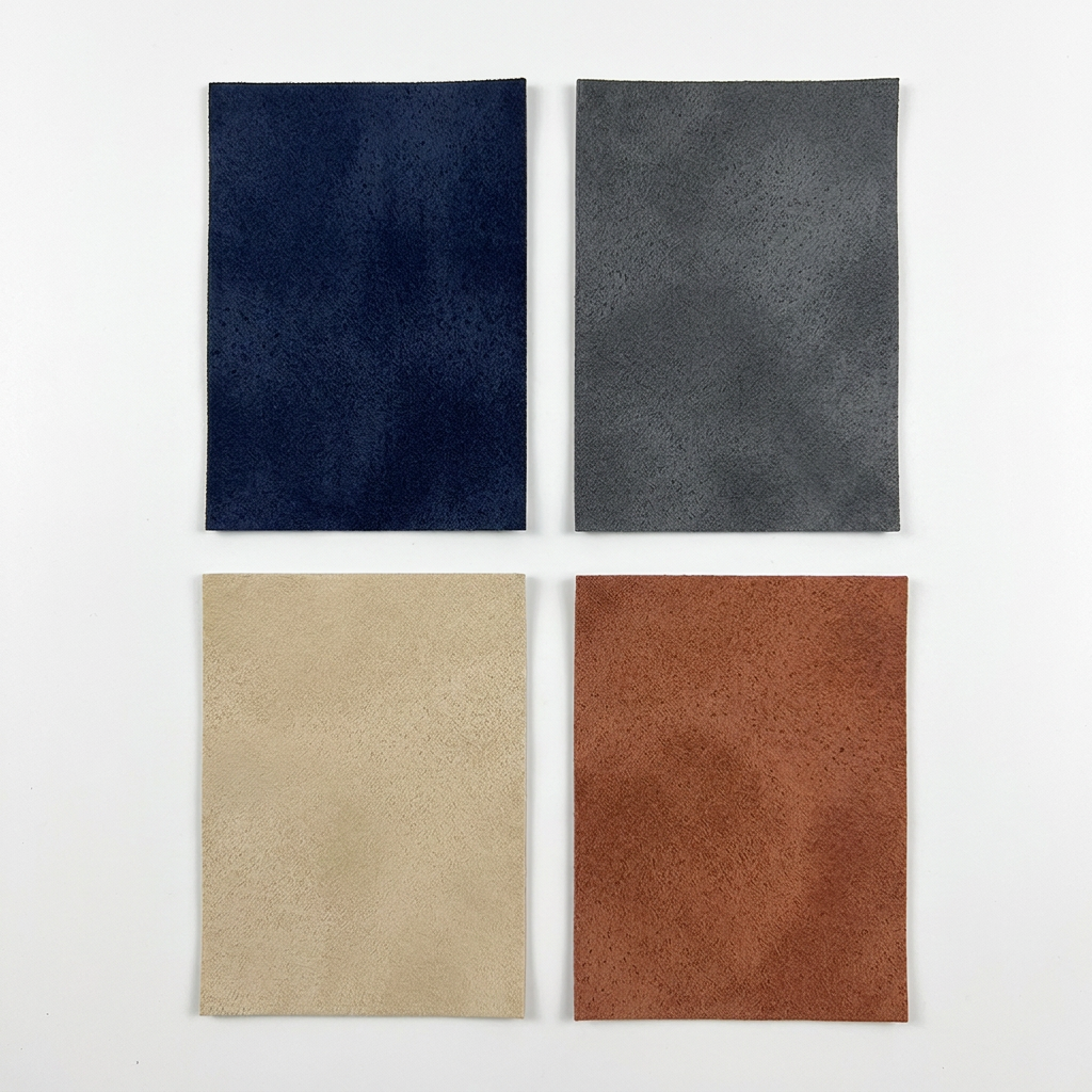 Durable Matte Suede Synthetic Leather for Handbags Shoes and Bag Lining Making Material