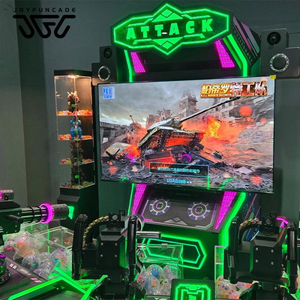 4 Players Shooting Arcade Game Machine , Commercial Leisure Gun Arcade Machine