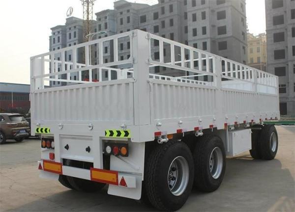 1310mm Wheel Base Heavy Duty Cargo Timber Transport Draw Bar Full Trailer for Loading