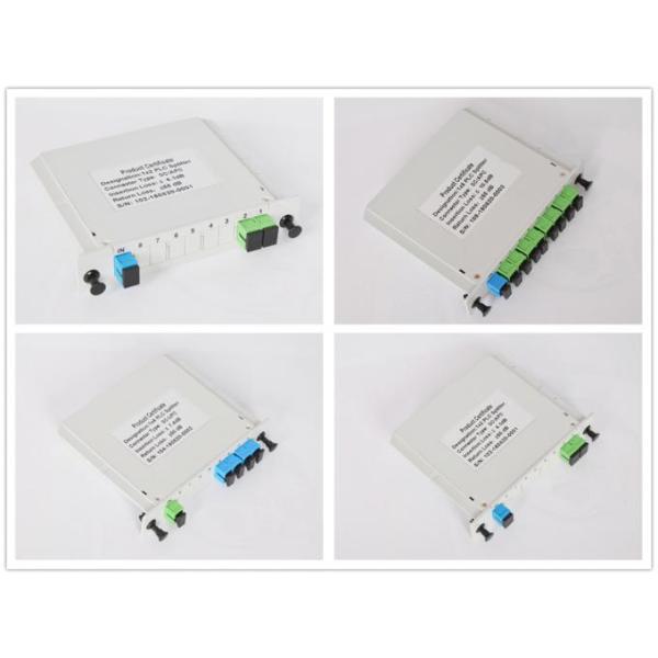 SC Connector Single Mode Fiber Optic Splitter With Plastic Small Box