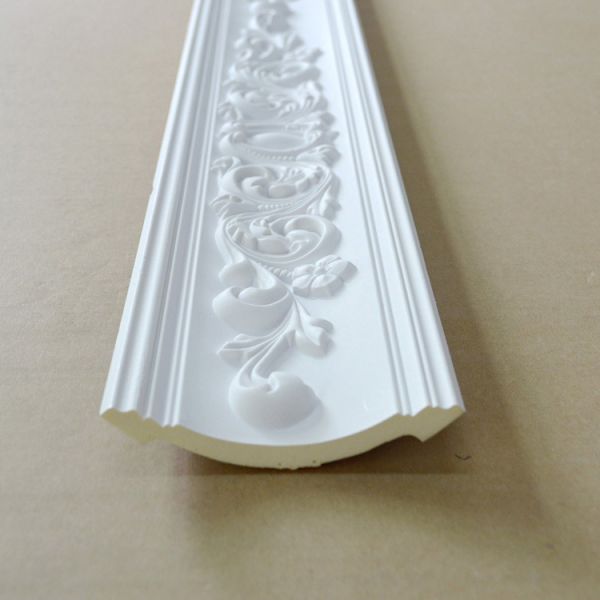 Gemei Polyurethane Foam Cornice Waterproof Eco-friendly Easy To Install Decorative Cornice for Home Decor