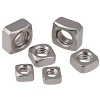 Métrica M3-M12 304 aço inoxidável de quatro cantos de solda de porca DIN928 de alta resistência passo de solda parafusos