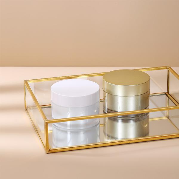 Large Capacity Thick Wall Cosmetic Jar White Cream Jar For Beauty Products