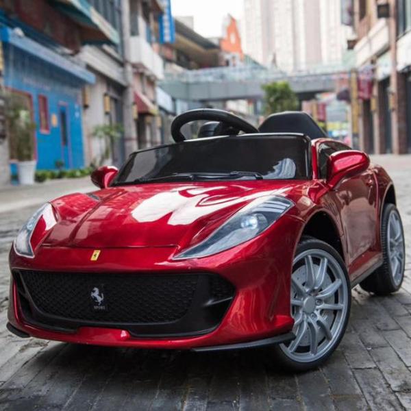 1 Year Old Electric Ride On Off-Road Car Toy with Music and Mobile Phone Remote Control