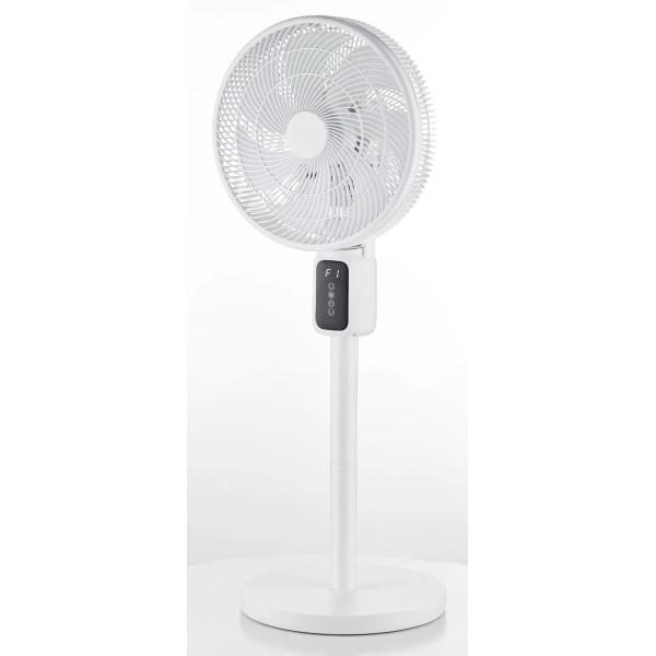 Automatic Shaking Head Circulation Fan 12 inch LED Display Vertical Floor Cooling Fan