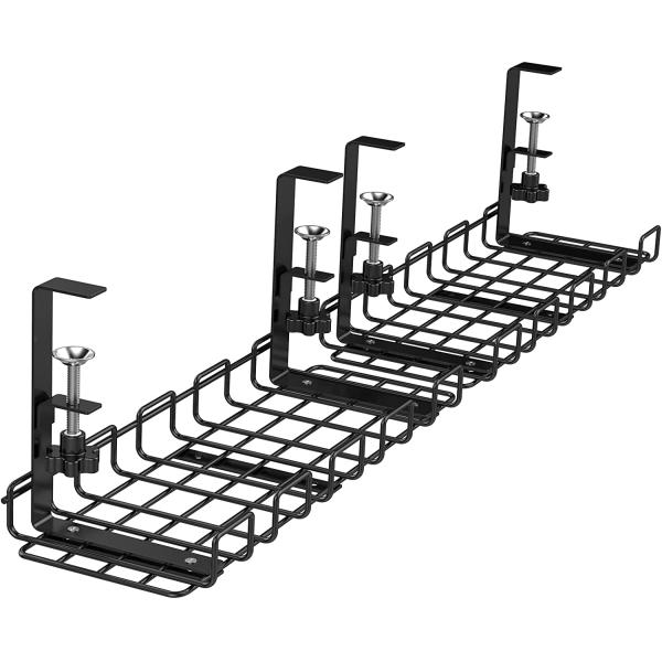 Дизайн серебряного железного провода под столовой кабельной поддоном для регулируемого управления шнуром