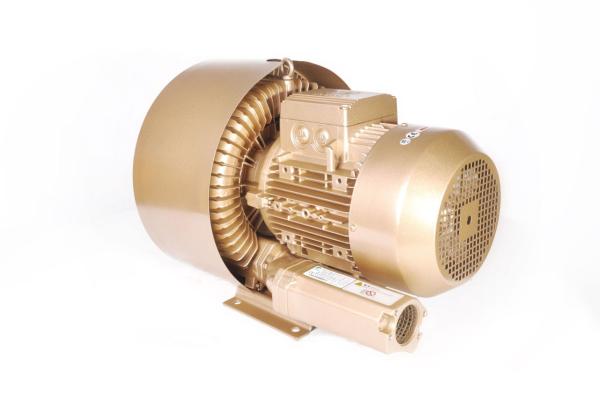 11kw Dual Stage Vacuum Pump , Regenerative Vacuum Blower For Bulk Material Handling